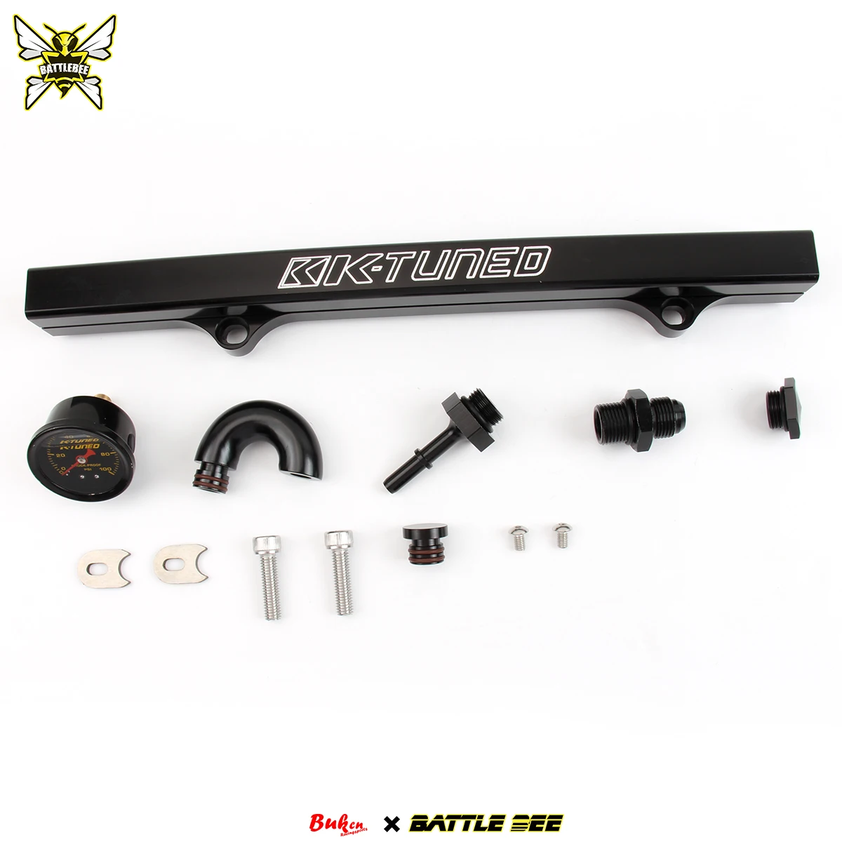 Geeignet für Honda Civic K20 K24 FD2 CL7 DC5 Kraftstoffverteiler K-Serie Kraftstoffverteiler mit Öldruckanzeige – Detail 3