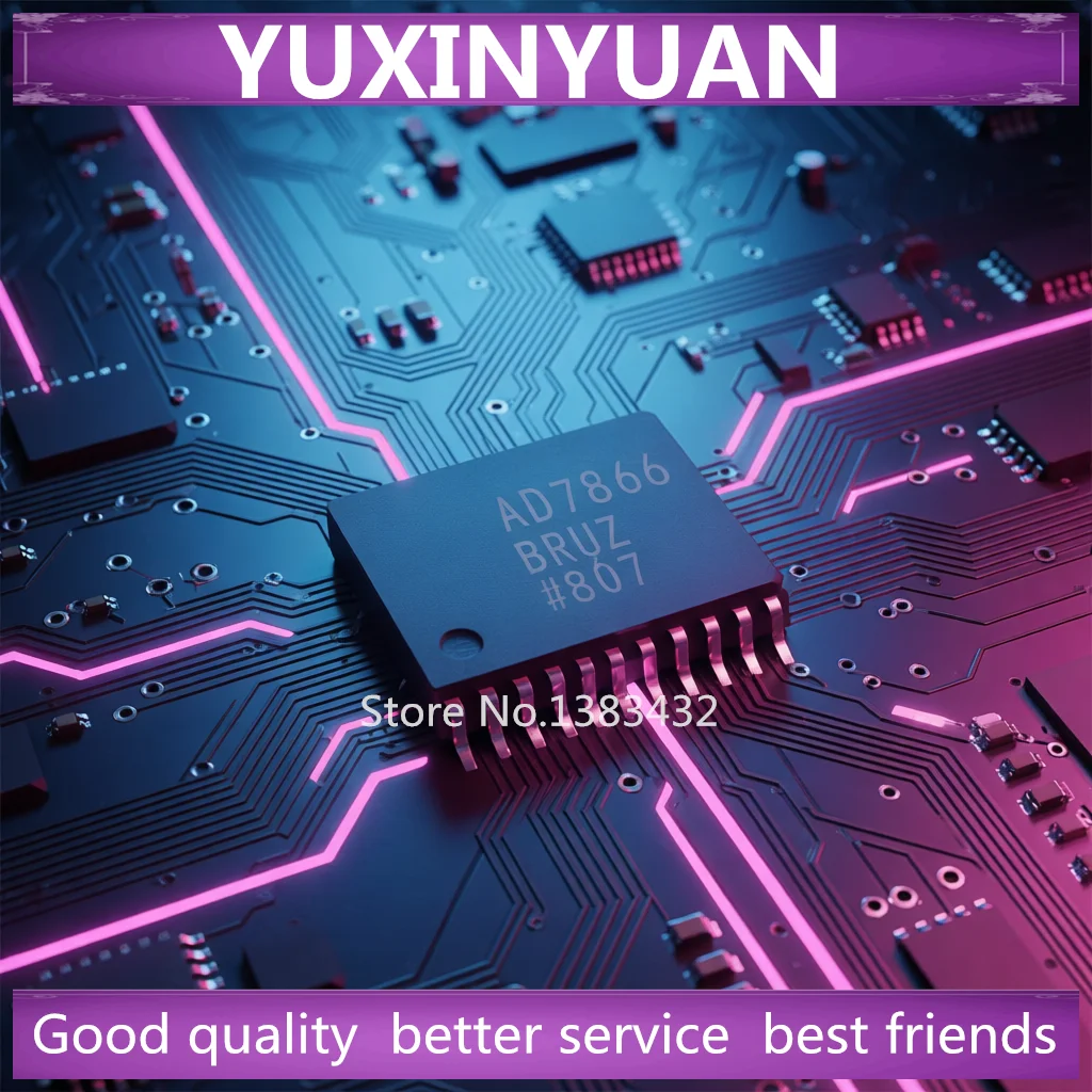 1PCS AD7866BRUZ AD7…