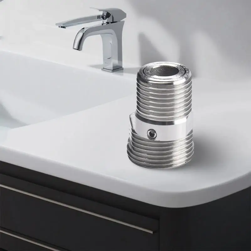 1PC 360 Degree Adjustable Faucet Angled Curved Foot Eccentric Screw Corner Tap Adapter Faucet Accessories