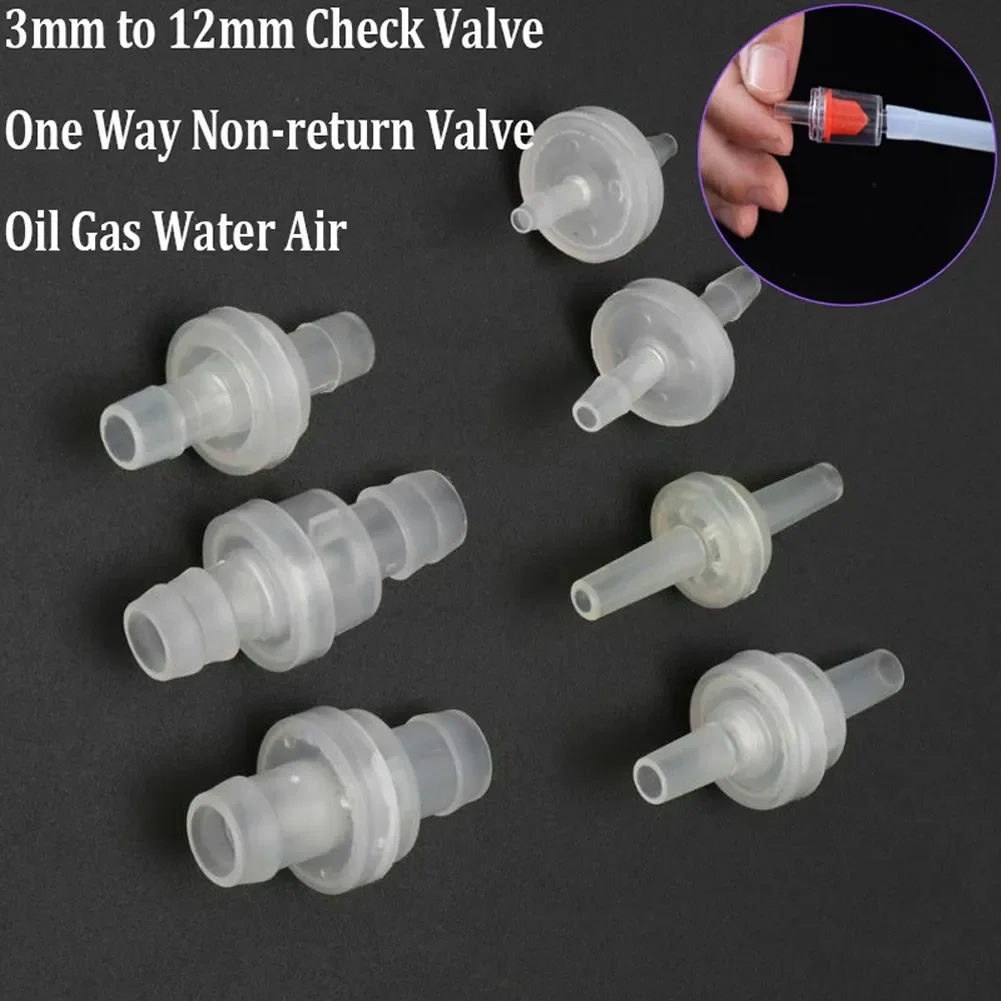 Easy To Install And Compatible With Water Petrol Diesel Oils And Other Fluids Plastic Check Valve In 3mm To 12mm