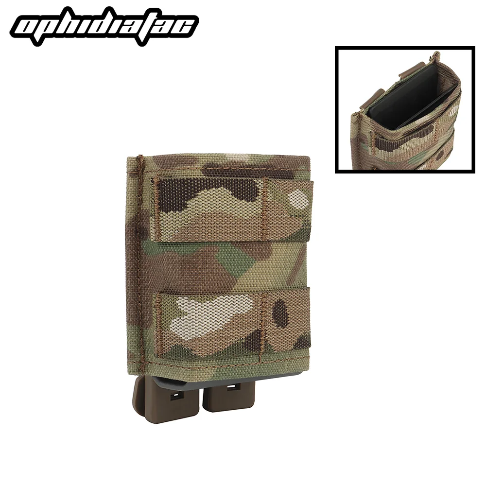 

OPHIDIAN FAST 5.56 Single Mag Pouch Short Holster Magazine Holder Molle Airsoft Hunting System Accessories New Waist Bag