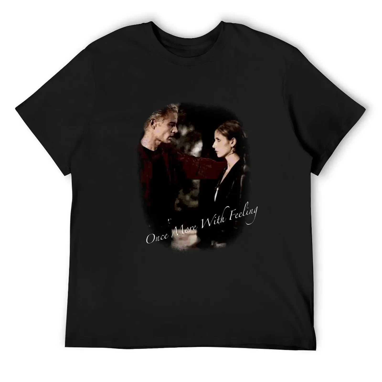 Spike And Buffy - Once More With Feeling T-Shirt summer tops customs anime t shirts animal prinfor boys t shirts for men graphic