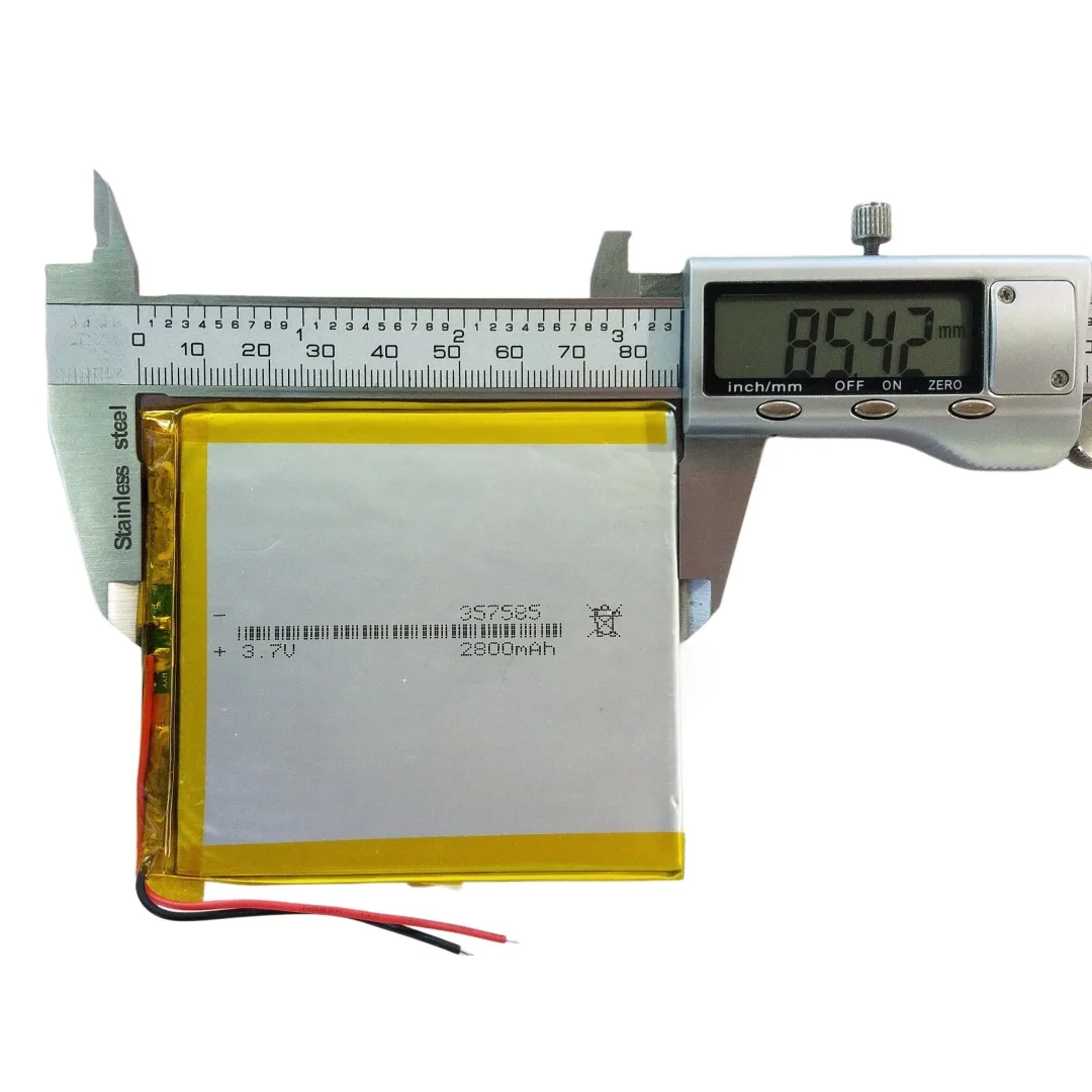 357585 Compatible with 407585, 2800mAh Lithium Battery for Learning Machine Tablet PC and Navigator