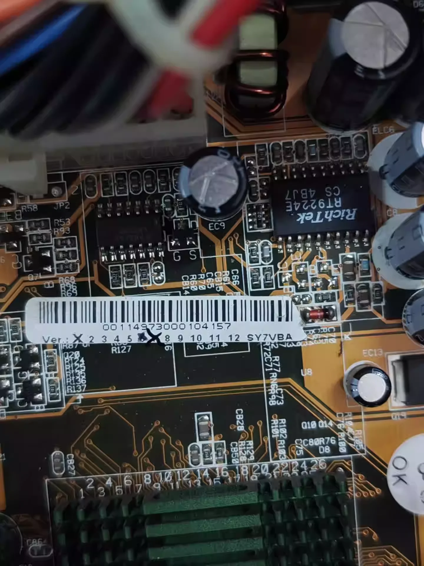 KC2 host motherboard 00114973, 95 system host