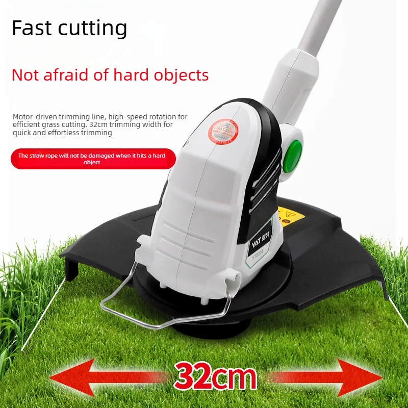 New Arrival Yate Electric Handheld Lawn Trimmer Home Small Multifunctional Weeder Portable Garden Grass Cutting Mower for Home