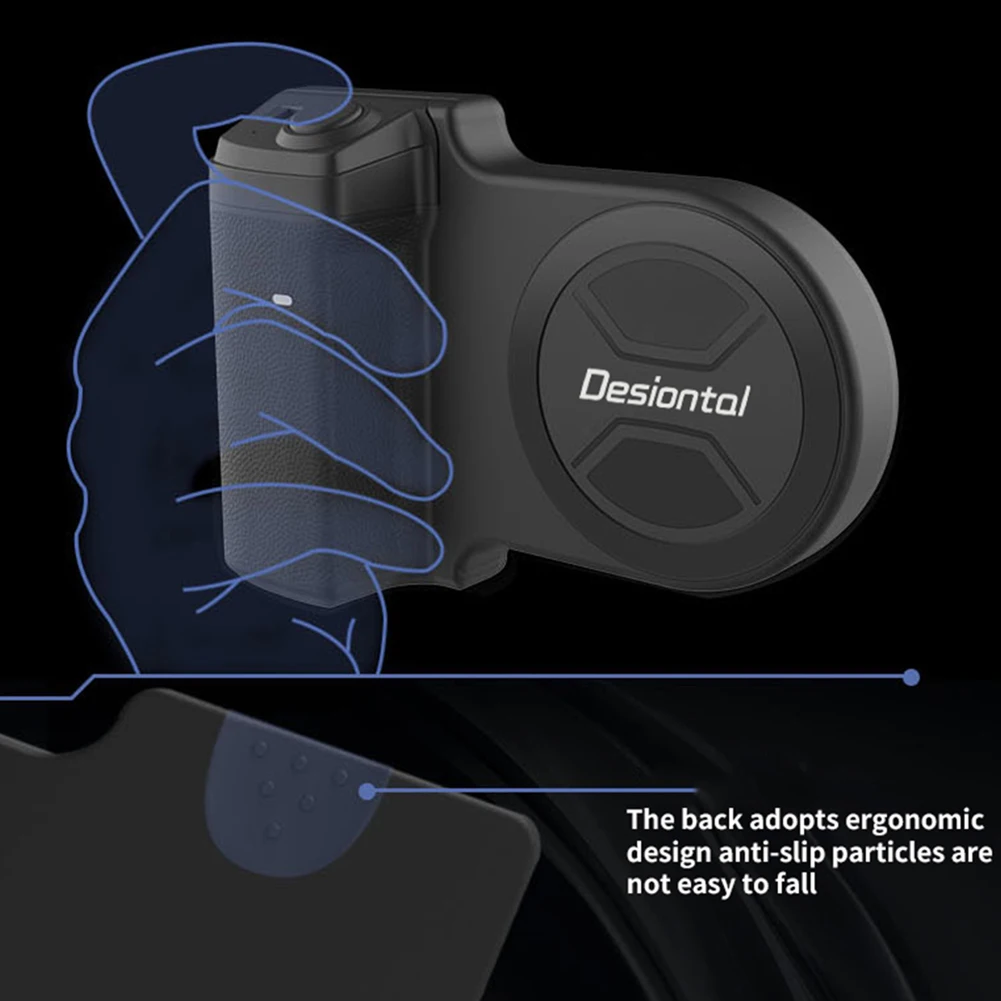 Empuñadura magnética para teléfono inteligente, adaptador de trípode Compatible con Bluetooth, soporte de agarre, estabilizador de Selfie para iPhone, todos los teléfonos