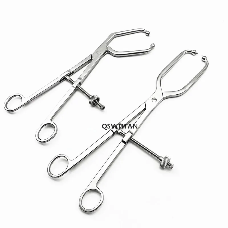 Orthopedic Acetabular Reduction Forceps Pelvic Lateral Curved Bone Reduction Forcep with Point Reconstructive Plate