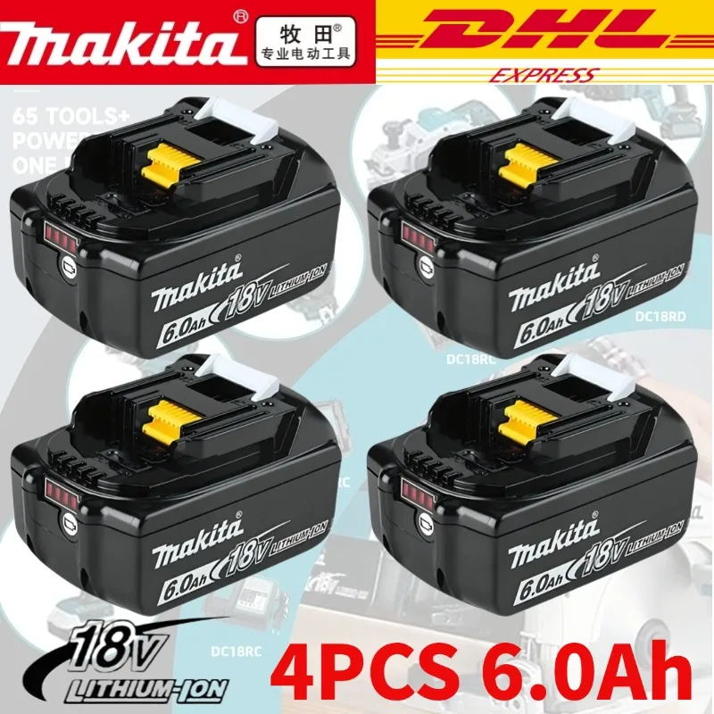 

Makita 18V 6Ah Genuine Battery,Long Life, High Rate 18650 Battery️For Makita BL1830 BL1840 BL1850 BL1860B Power Tools