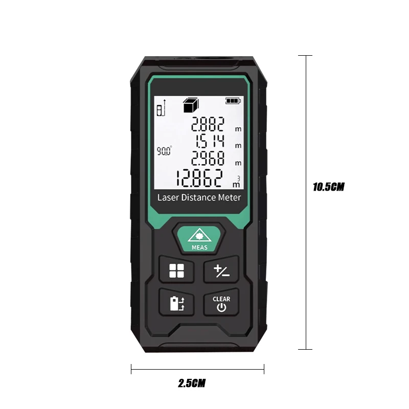 Green Laser Point Rangefinder GA50 GA100 Distance Meter Accurate Measuring Tool for Home Improvement Projects