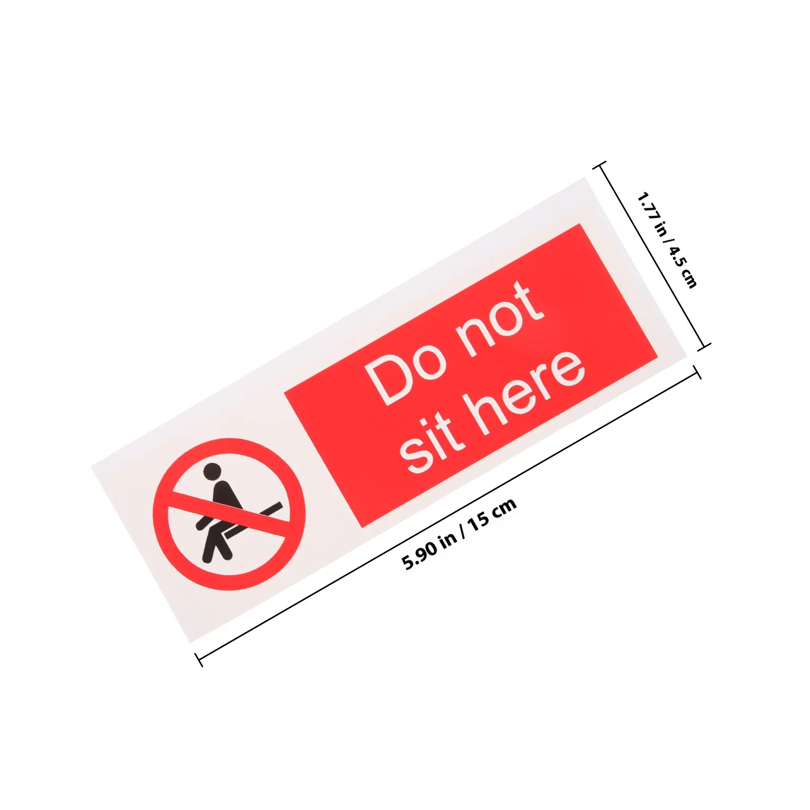 Here Sticker Self Adhesive Safety Sign For Office Park Factory Warehouse Wall Warning Decal Traffic Safety