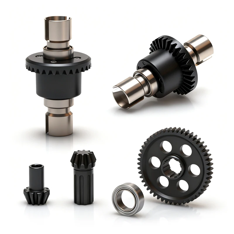 Mjx hyper go 16207 16208 16209 16210 1/16 rc carros caminhões peças atualizadas engrenagens retas de aço/unidade conjunto de engrenagens principais 16401g/16420g