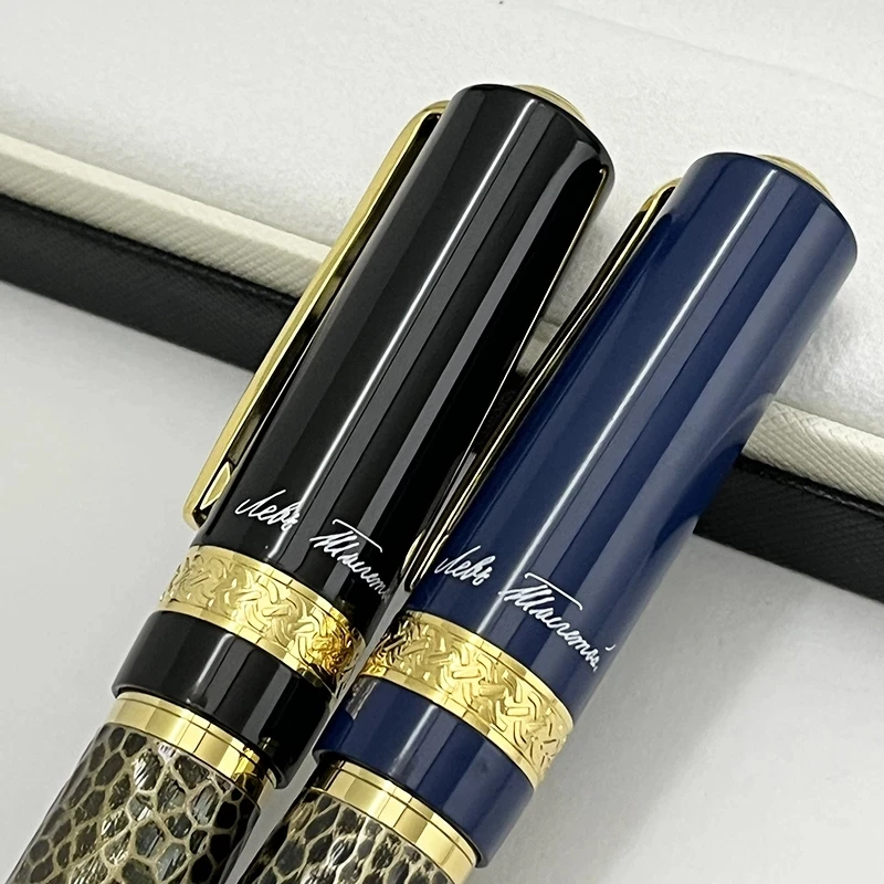 M Ballpoint Pen Writer Edition Leo Tolstoy Signature Luxury Stationery With Embossed Design