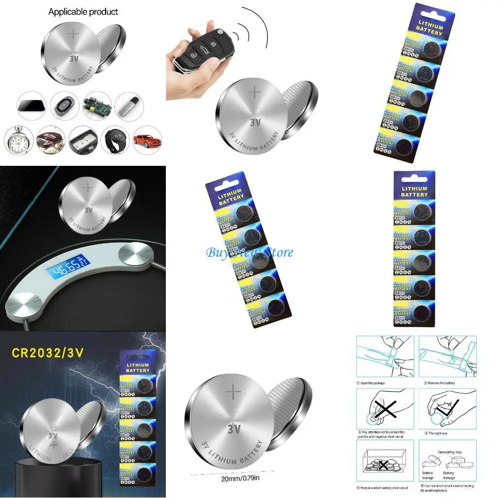 

20CE CR2032 Batteries Lithium Button Batteries Suitable For Limited Space Devices