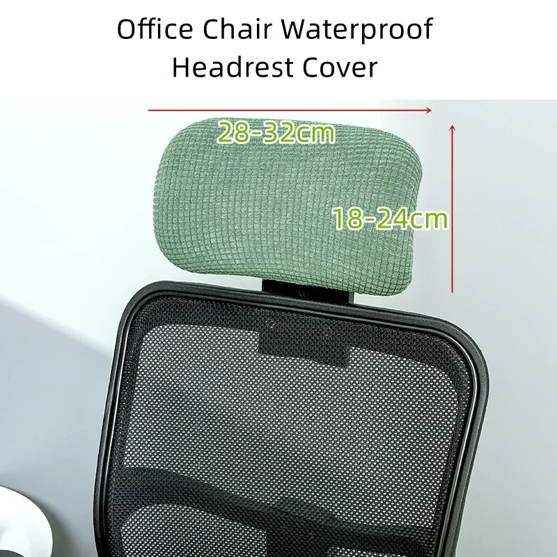 Waterproof Gaming Esports Chair Head Pillowcase Boss Chair Office Swivel Chair Head Cover Dust-proof Stain-proof Stretchy Cover