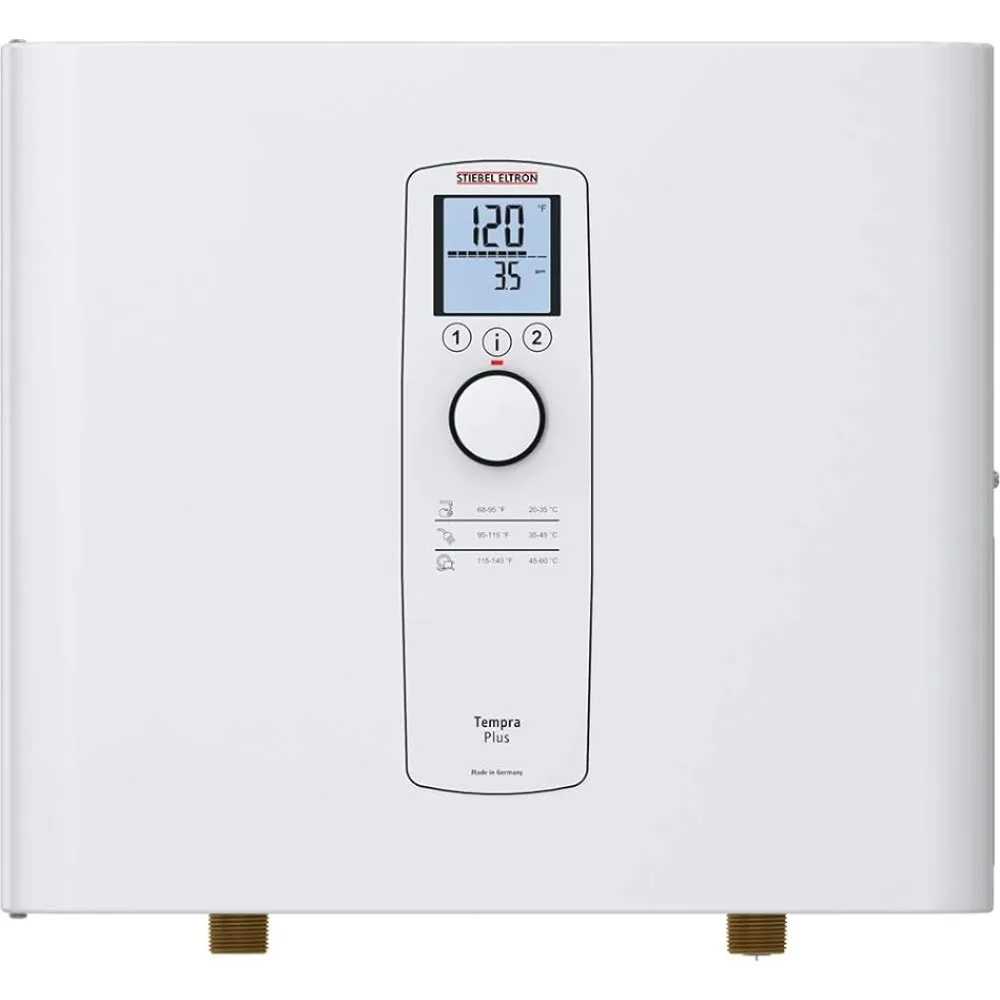 

Stiebel Eltron Tankless Heater – Tempra 12 Plus – Electric, On Demand Hot Water, Eco, White