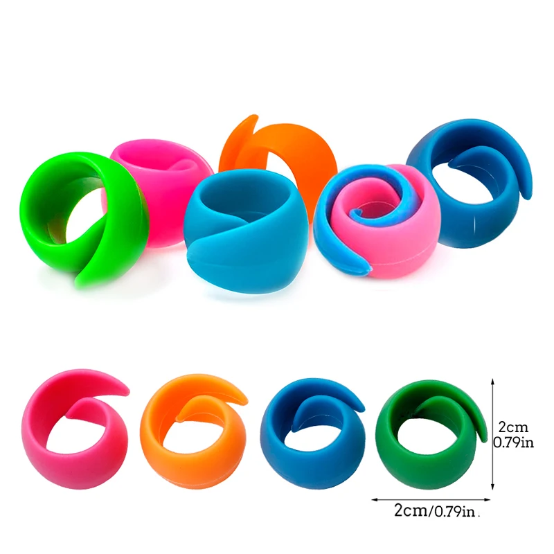 Silicone Ring Mixed color Spool Huggers Bobbin Clamps Holders Keep Thread Spools From Unwinding Peels Threads Sewing Tool