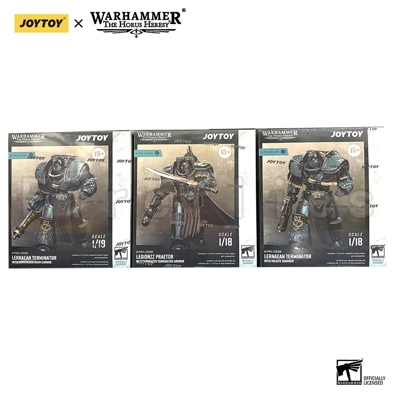

1/18 JOYTOY Action Figure The Horus Heresy Alpha Legion Legion Praetor In Cataphractii Terminator Armour Lernaean Ter