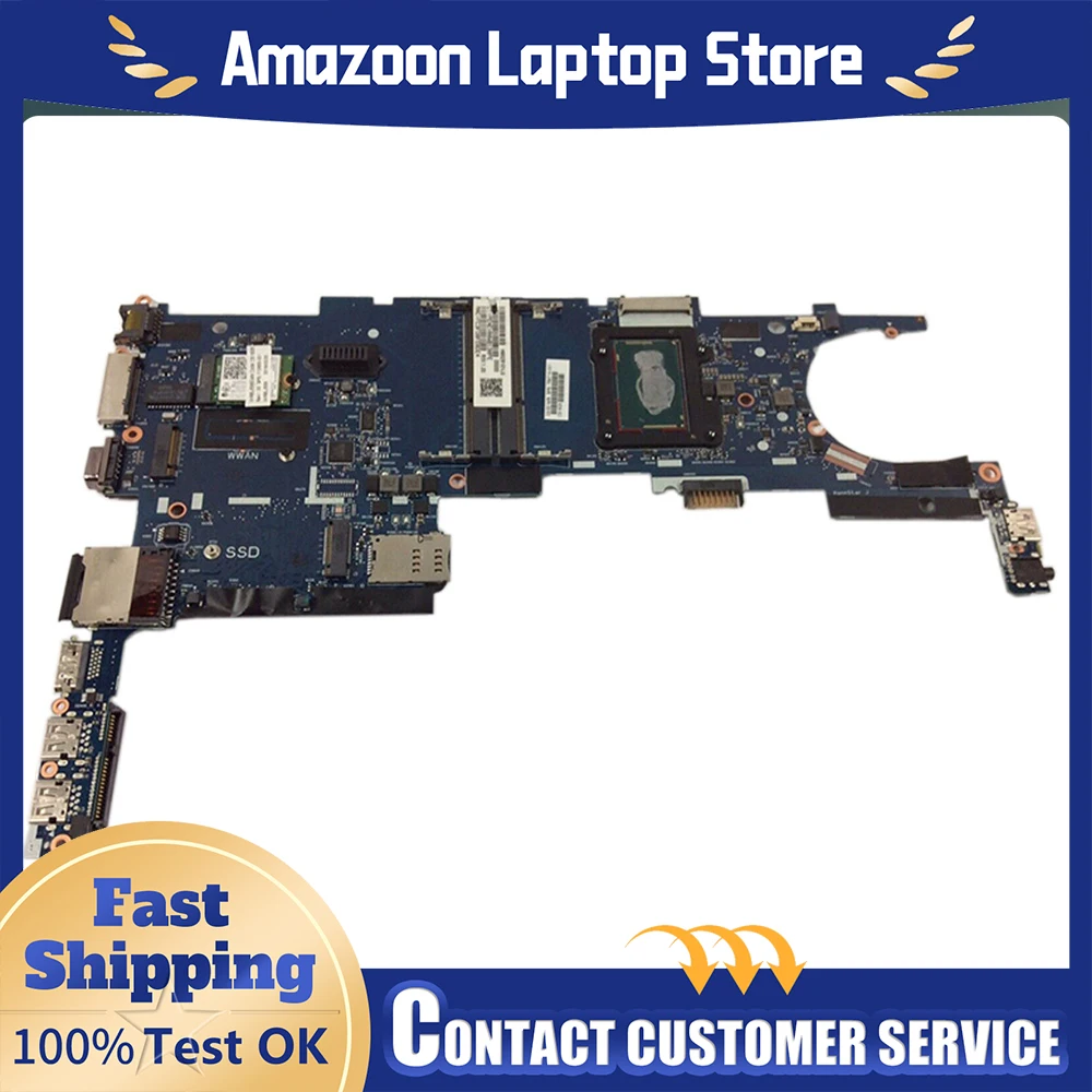 For HP 9480M Laptop Motherboard 6050A2648201 769718-601 769719-601 I5-4310U i7-4600U Notebook Mainboard EliteBook Tested OK