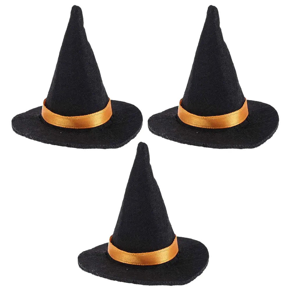 

3Pcs Hats Halloween Wine Bottle Topper Caps Party Decorations DIY Supplies Hats Halloween Wine Bottle Hat