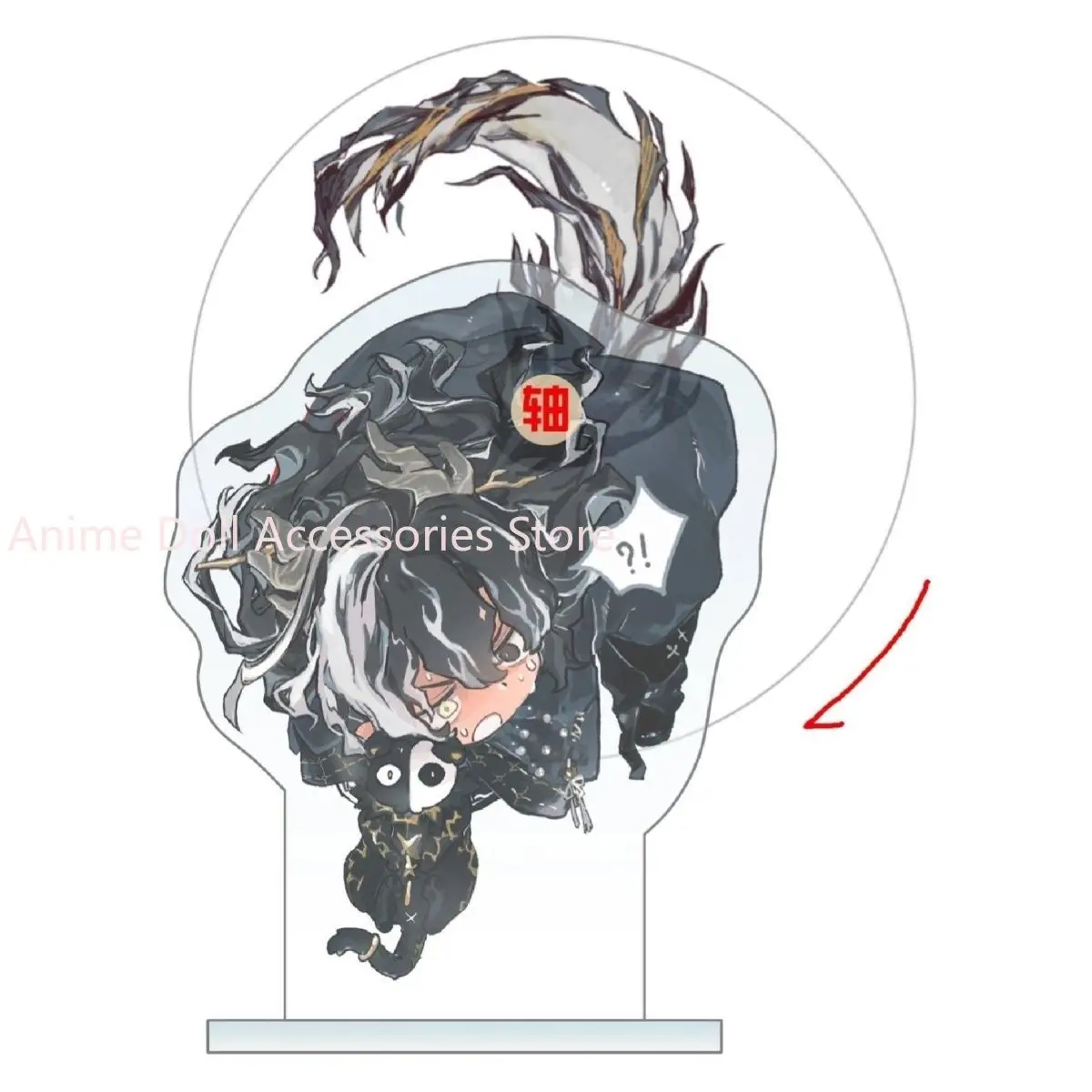 

Anime Arknights Wang Rotate Acrylic Stand Model Figure Cosplay Standing Plate Desktop Display Toy Fans Collection Gift