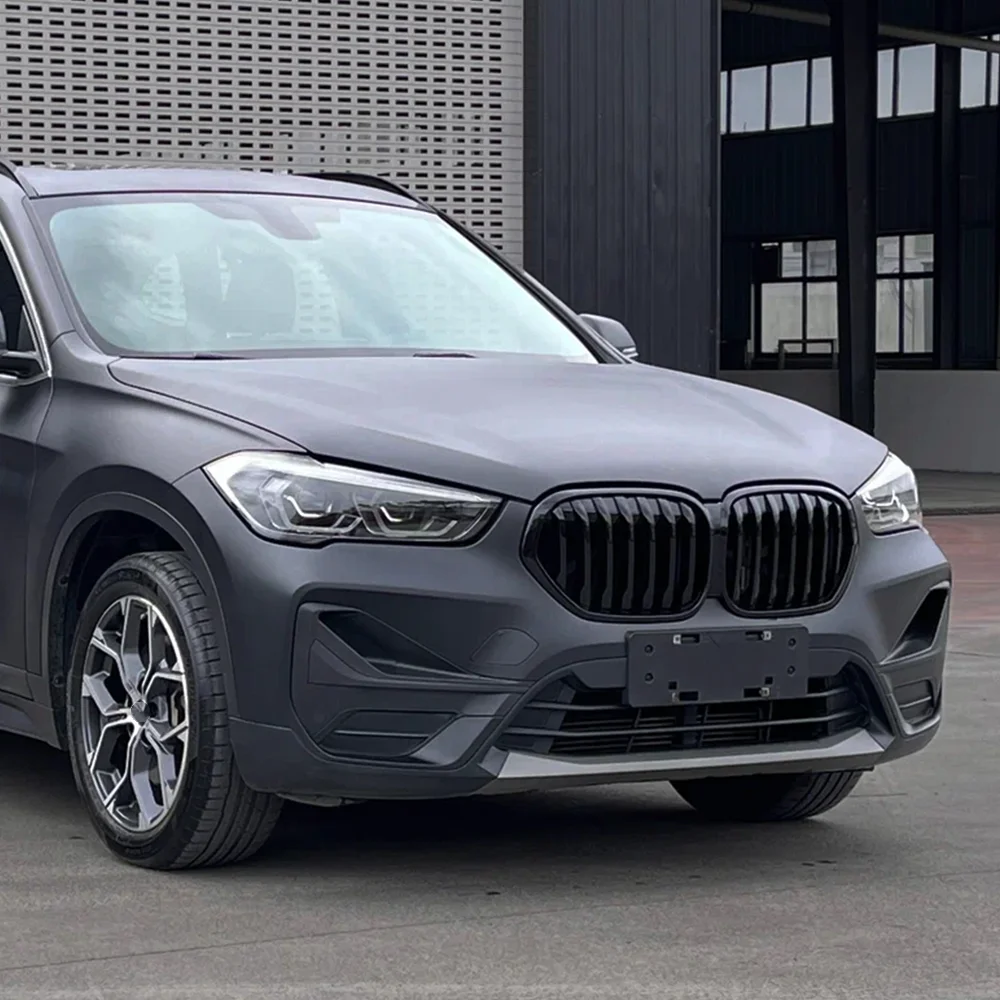 For BMW X1 F48 2020 2021 2022 sDrive18i sDrive20i xDrive20i Single Double Line Front Radiator Grill Air Intake Grille