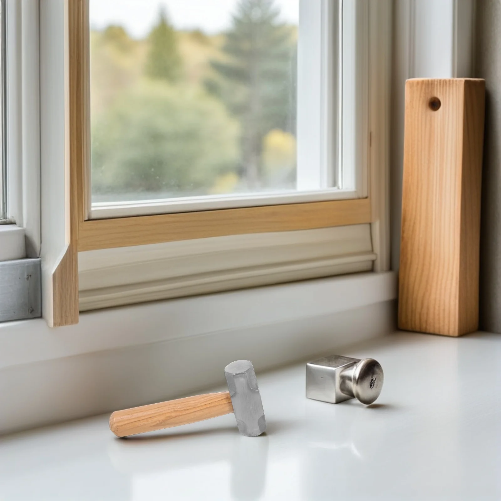 

Mini Solid Wood Octagonal Hammer Head Efficient Striking Lightweight Portable Small Hammer Tool Woodworking Crafts Jewelry