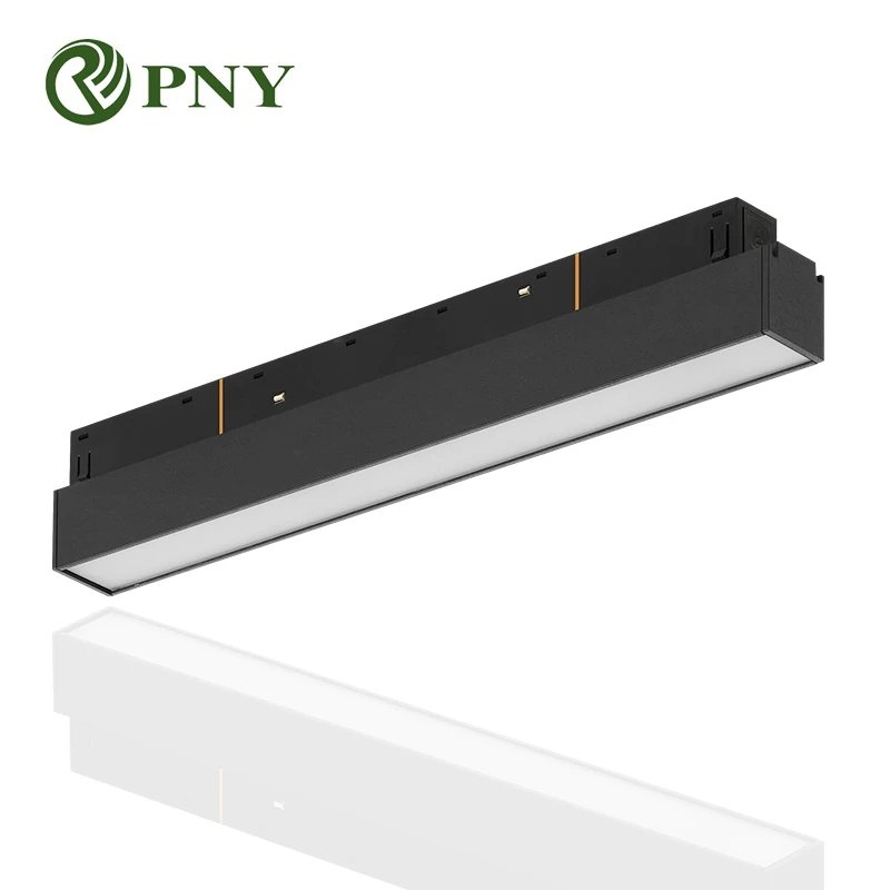 Smart Dimmable LED Magnetic Track Light Zigbee 0-10V Dali 48V Magnetic Track Lighting System Ceiling Linear Magnet Rail Lamp