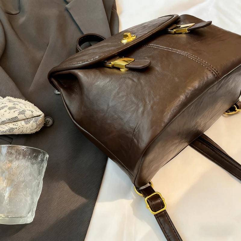 New Fashionable Travel Casual Versatile Large-Capacity Backpack and Handbag