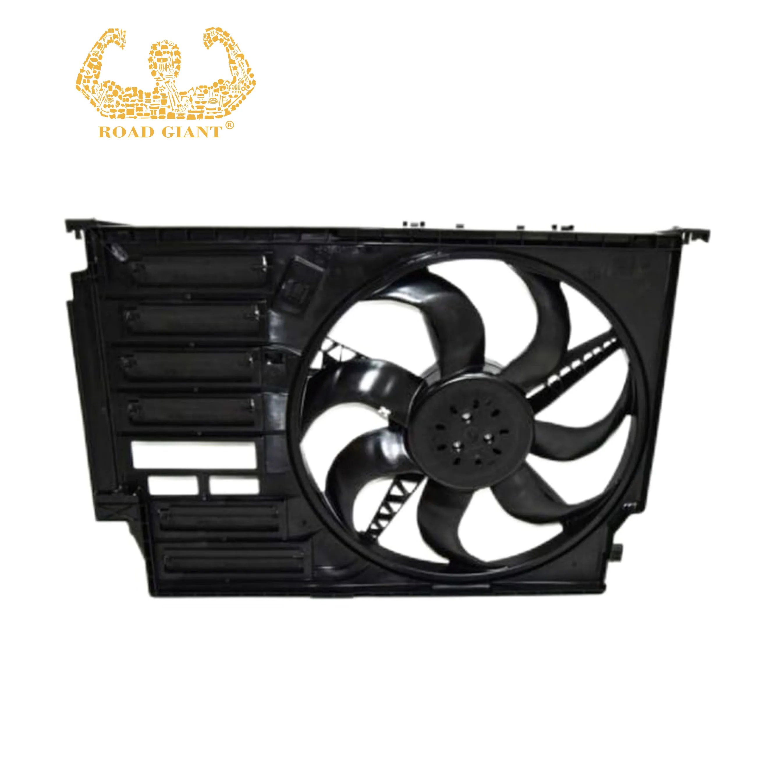 Black OEM ODM Factory Price Auto Parts Wholesale Radiator Air Conditioning Fan 17427617608 Cooling Fan For BMW F48 Mini X1