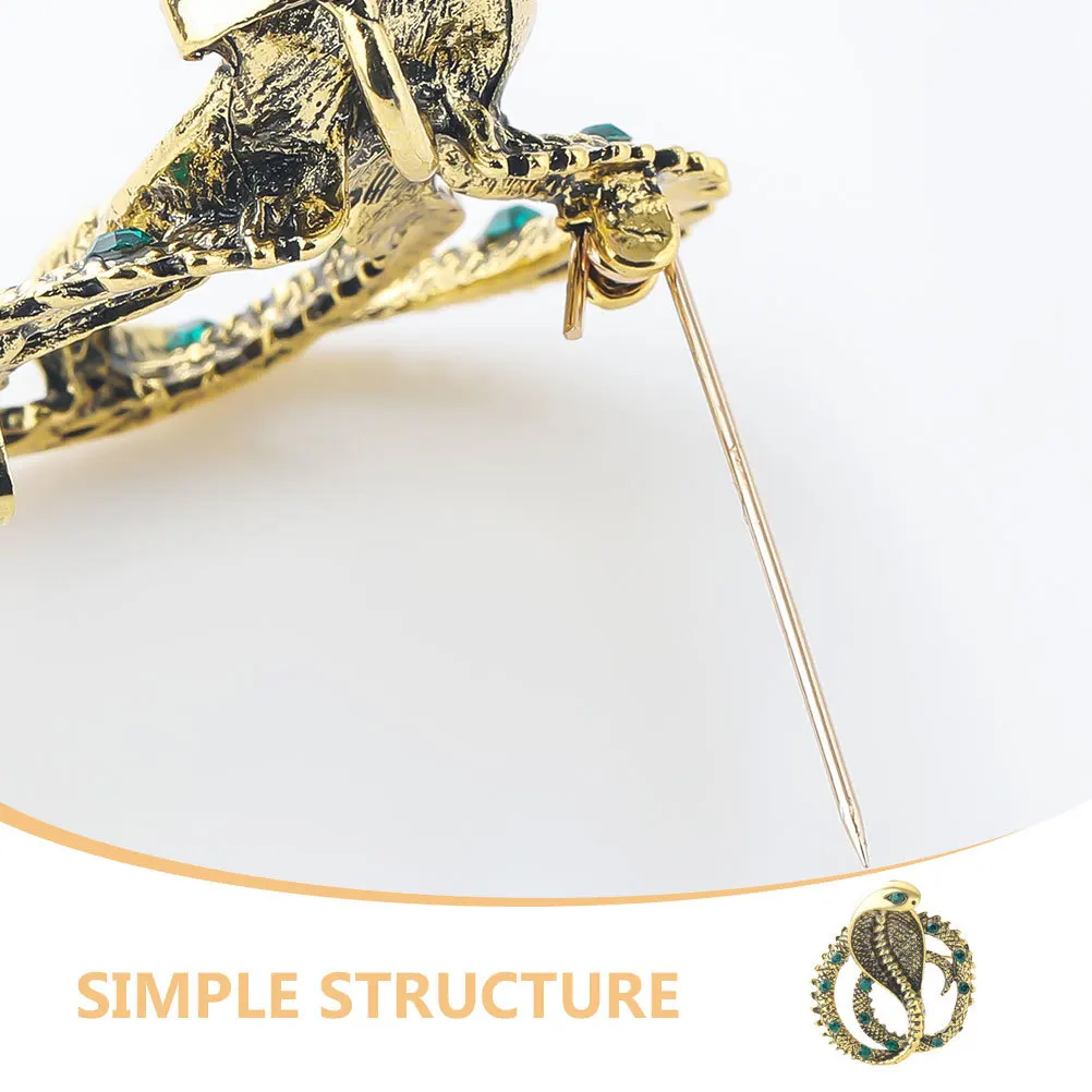 

Брошь для одежды, булавка со стразами в форме змеи, булавка для лацкана из сплава для женщин, украшение для одежды, шарф, шляпа, костюм, рюкзак, ювелирные изделия