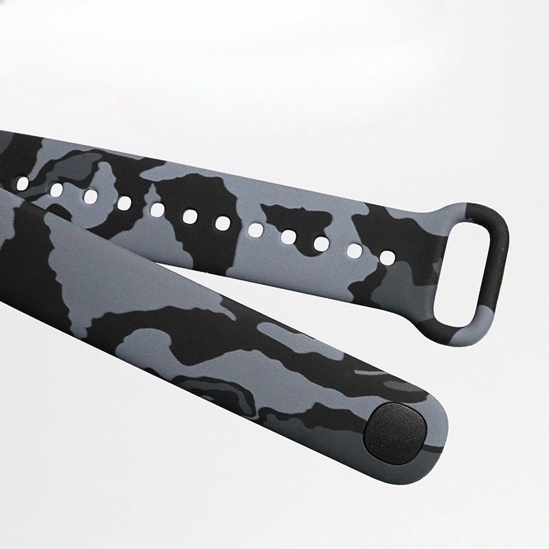 بدلة حزام ساعة سيليكون مطبوعة ملونة لساعة Redmi Watch Band2 سوار معصم من السيليكون المطبوع