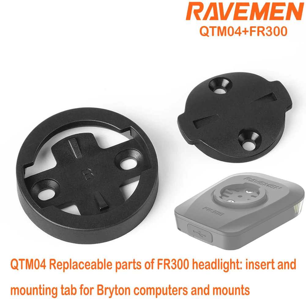 Ravemen AOM01/AOM03 Bike Out-front Halterung Für Garmin/Wahoo GPS Für FR160/FR300 Fahrrad Scheinwerfer montage Tab Zubehör