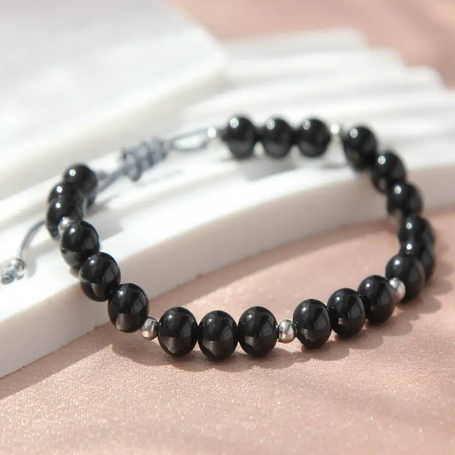 

Handmade natural stone bead bracelet,men's cuff button bracelet,Ramadan prayer bead,women's meditation,holiday gift,daily wear