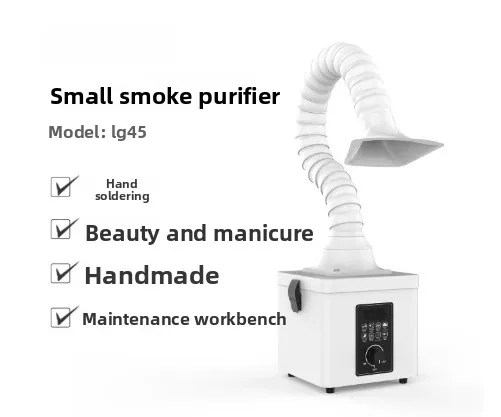 Solder smoke purifier soldering iron filter deodorant dust small desktop industrial exhaust fan