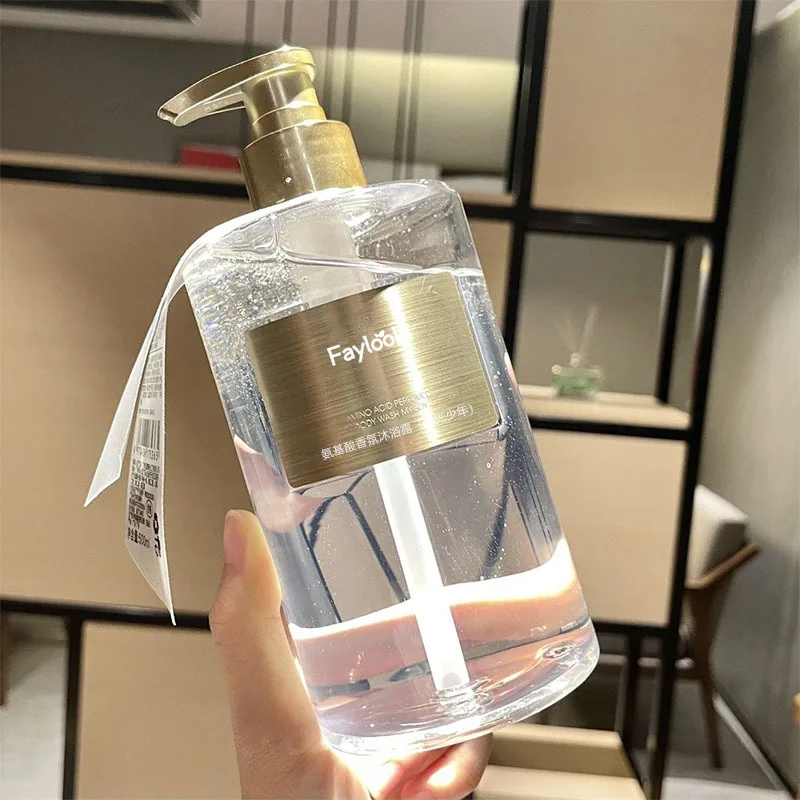 400ml フレグランスボディウォッシュ エボニーローズ 保湿シャワージェル アミノ酸配合 ボディクレンジング 簡単洗浄 フレグランスバスオイル