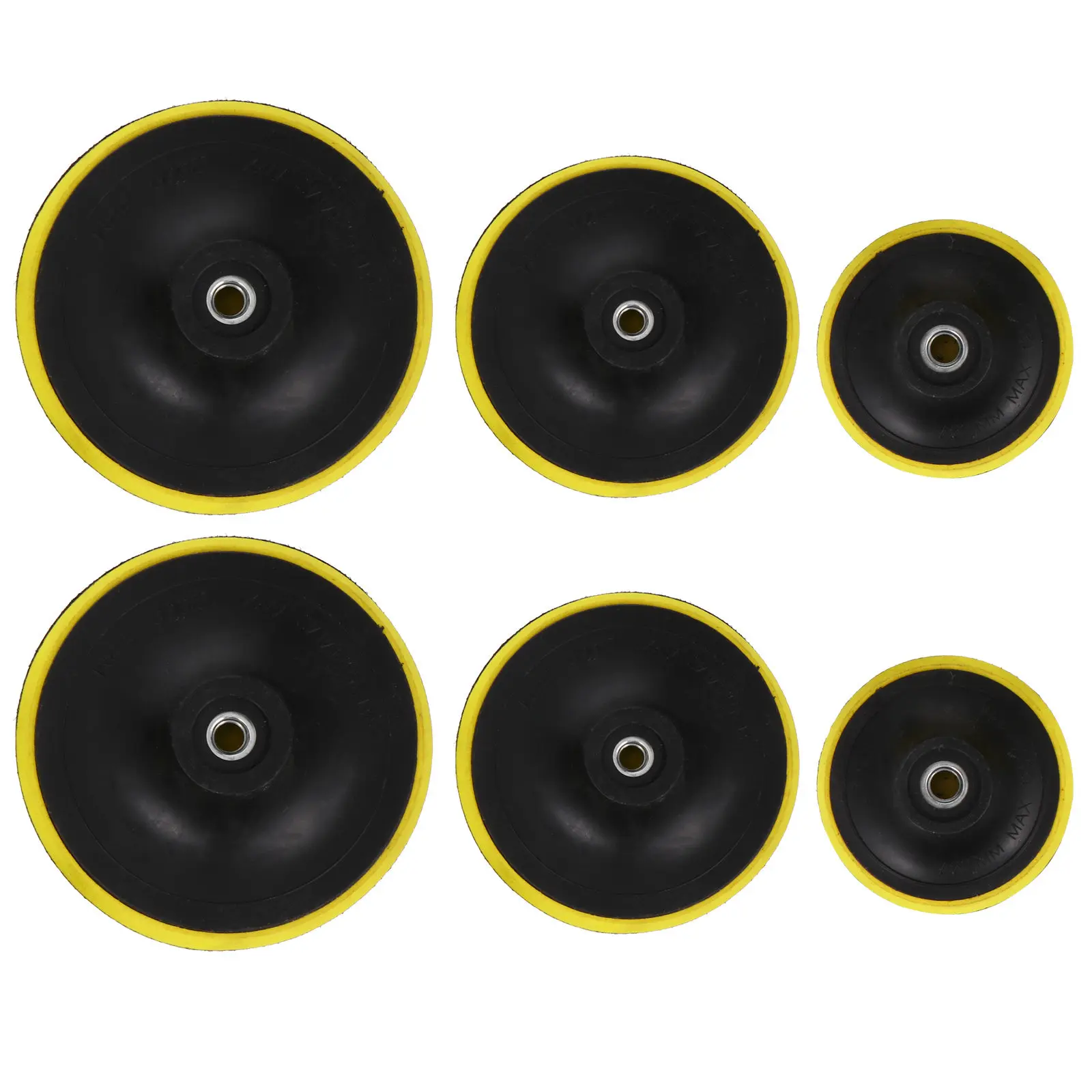 

6 Pcs Sand Paper Polishing Disc for Disk Grinding Abrasive Back Sandpaper Angle Pad