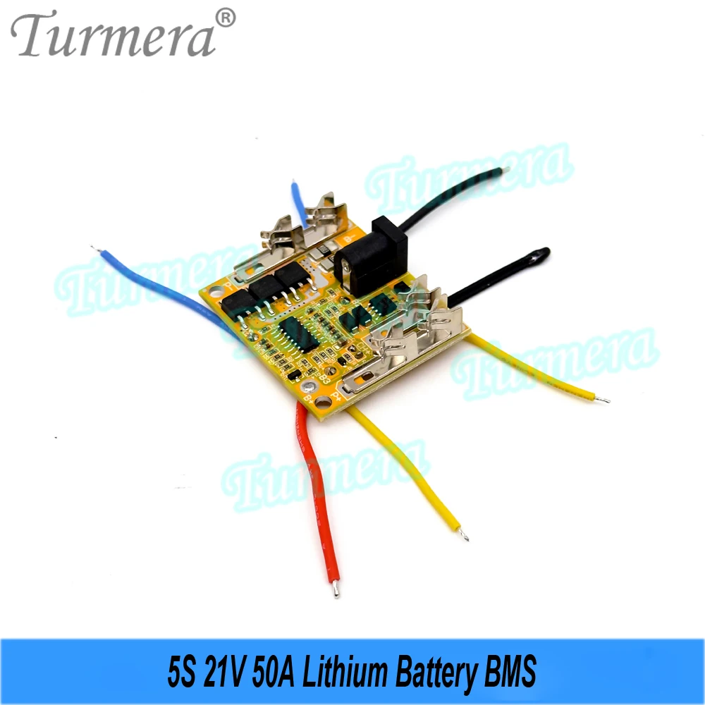 Turmera 18V 21V Screwdriver Battery Case 5S4P 20X 18650 Holder 5S 50A BMS Lomvum Zhipu Hongsong Jingmi For Makita 18V Battery