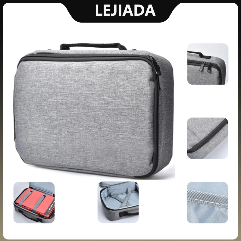 LEJIADA Projector Bag Daily Necessities Tools Camera Household Savings Gray Portable Waterproof Storage Projection Accessories