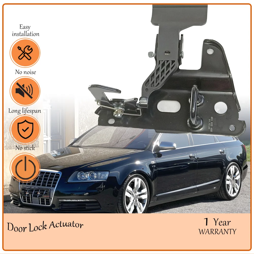 

Upper Hood Lock Latch Compatible With Audi A6 C6 2004-2011 A6 Allroad C6 2006-2011 S6 RS6 Audi R8 oem 4F0823480C 4F0823480B