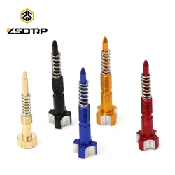 ZSDTRP CNC Aluminum Motorcycle Air Adjuster Screw Kit For 21 24 26 28 30 32 34mm Keihin PWK Carburetor