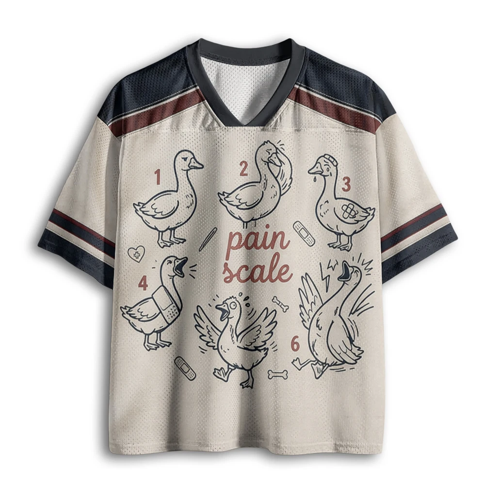 2026 Popular Printed Mesh Knit Shirt with 