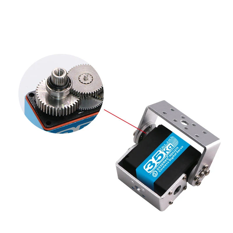 Servomotori RC HV a coppia elevata 35kg 35kg 45kg RDS3225 RDS3235 RDS3245 Motore coreless in metallo Servo digitale Braccio staffa per auto robot fai da te