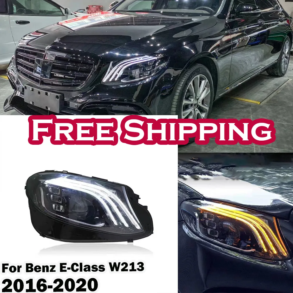 

Автомобильная фара в сборе для Benz E-Class W213 2016-2020 модернизация фар, Модифицированная в новую динамическую фару поворота, автомобильная фара