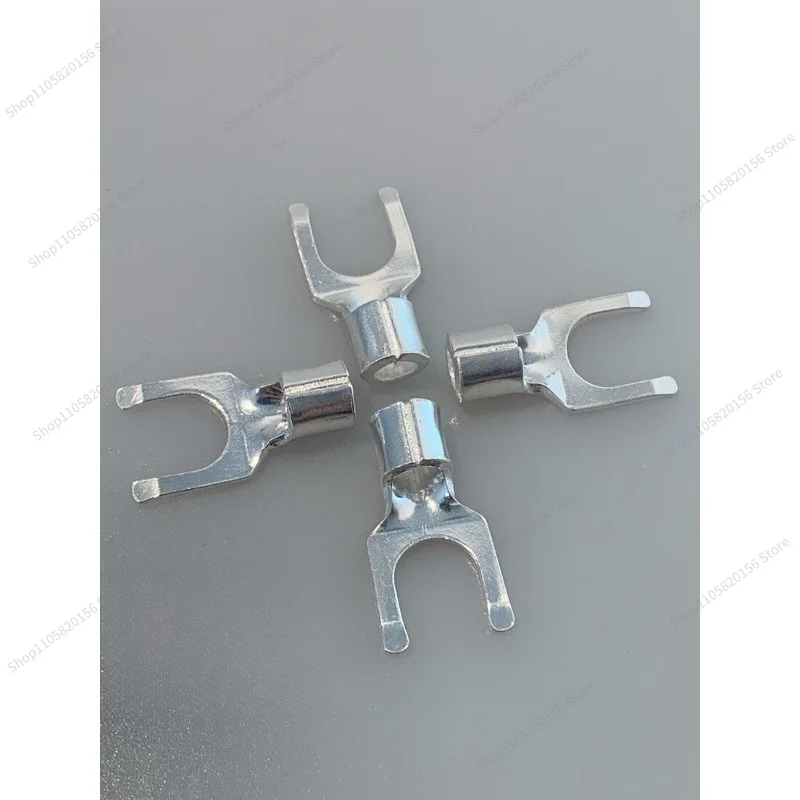 For HiFi Speaker Y Plug High Conductivity Audio Connector Open Diameter 8.2mm