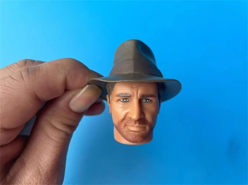 1/6 ชายสหรัฐฯ Harrison Treasure Head ประติมากรรมแกะสลักหมวกสําหรับตัวเลขการกระทํา 12 นิ้ว DIY Collection
