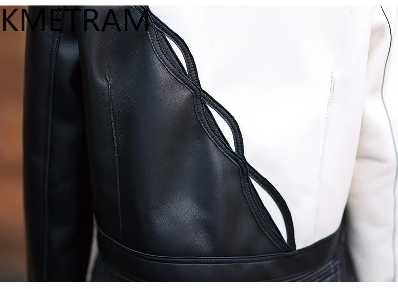 100% Natuurlijke Schapenvacht Jas Vrouw Casual Korte Slanke Lederen Jassen Nieuw in Outerwears Herfst Kleding 2025 Vrouwen Majaбка