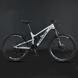 Downhill Bicycle DH AC MTB Bike Hydraulic Disc Brake Aluminum Alloy Frame Lockable Fork 24/27/30 Speed 26/27.5Inch Wheelset