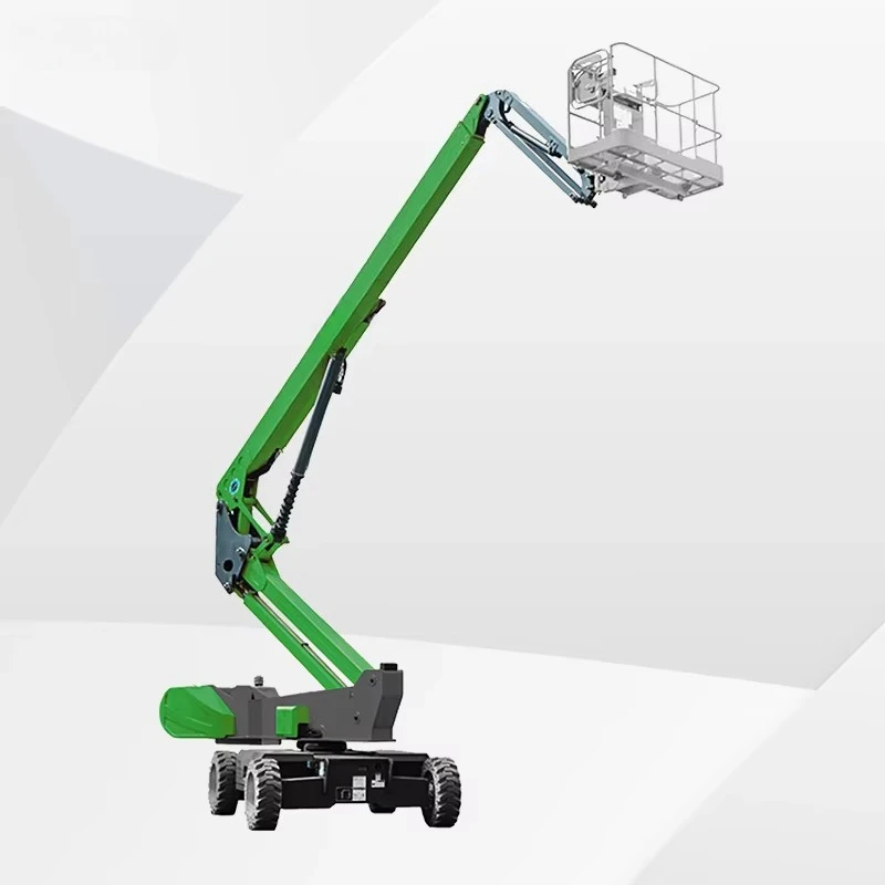 8-14m All-weather Articulated Boom Aerial Work Platform, Corrosion-resistant Steel Frame, with Enclosed Cab