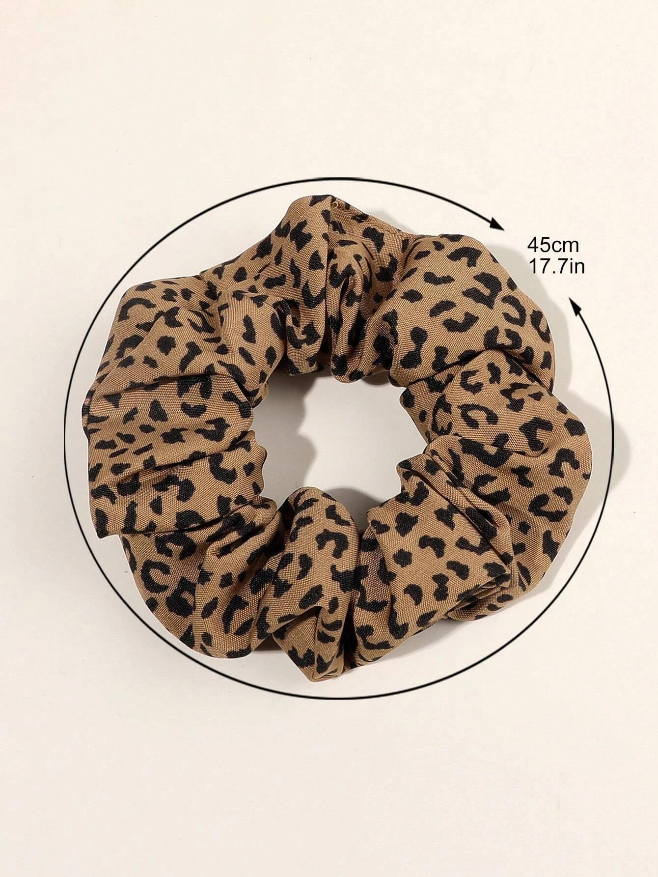 3 قطع أنيقة خمر ليوبارد طباعة النسيج توك شعر، إكسسوارات الشعر المنزلية اليومية العلاقات الشعر Scrunchy العلاقات الشعر، قطعة الرأس