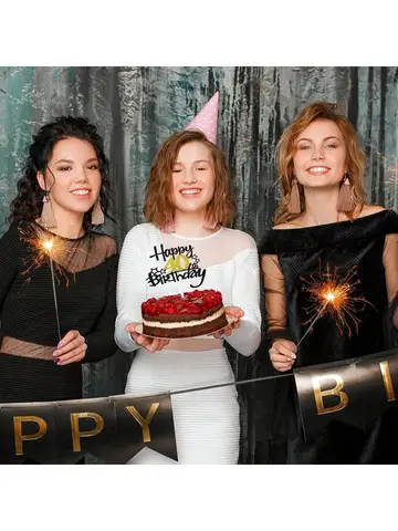 топ 10 украшение на торт на 40-летие - №3